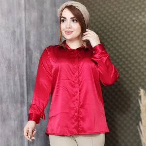 شومیز ساتن رنگی - مانتو پاتریس رشت