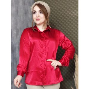 شومیز ساتن رنگی - مانتو پاتریس رشت