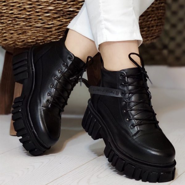 بوت لژدار مشکی - مانتو پاتریس رشت