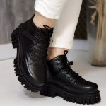 بوت لژدار مشکی - مانتو پاتریس رشت