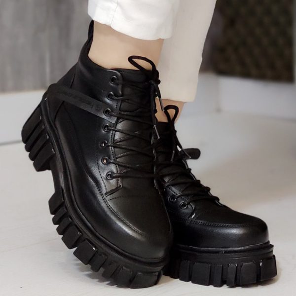 بوت لژدار مشکی - مانتو پاتریس رشت