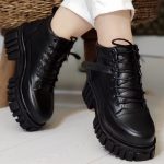 بوت لژدار مشکی - مانتو پاتریس رشت