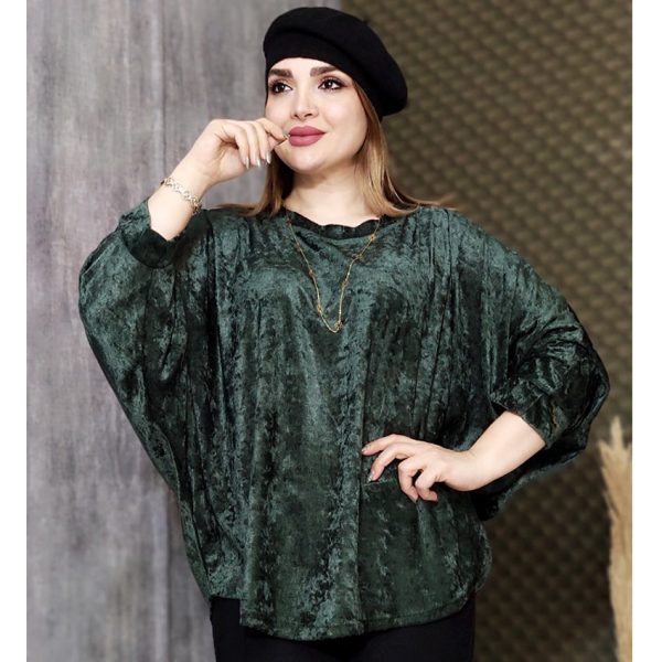 بلوز پانچ مخمل - مانتو پاتریس رشت