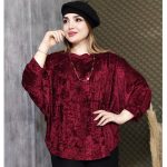 بلوز پانچ مخمل - مانتو پاتریس رشت