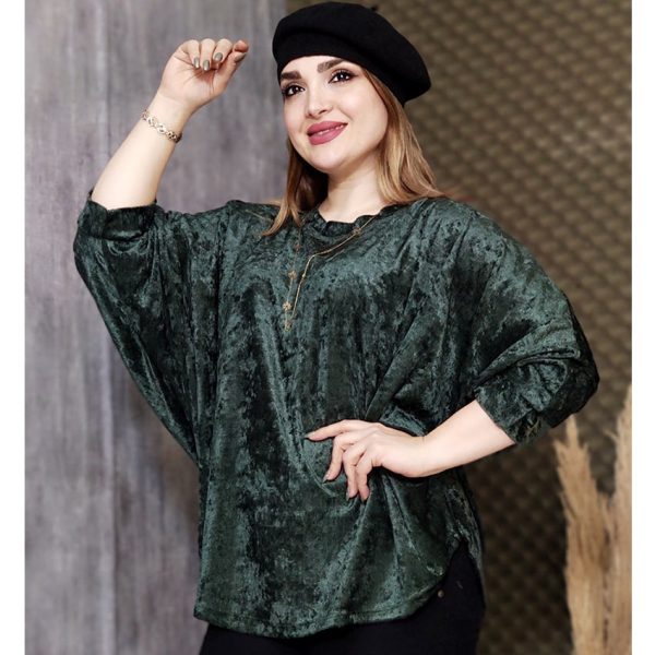 بلوز پانچ مخمل - مانتو پاتریس رشت