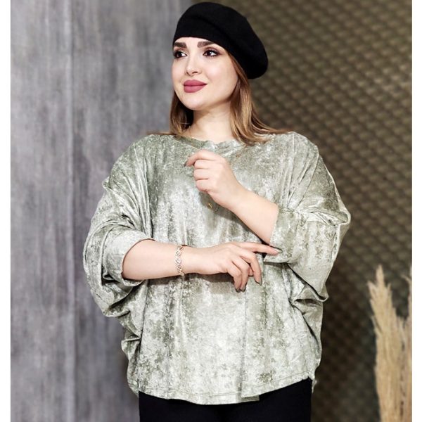 بلوز پانچ مخمل - مانتو پاتریس رشت