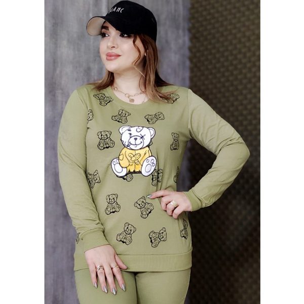 ست بلوز شلوار خرس برجسته - مانتو پاتریس رشت