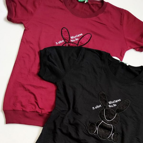 تیشرت گلدوزی خرگوش - مانتو پاتریس رشت