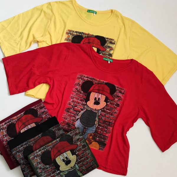 تیشرت کراپ میکی موس - مانتو پاتریس رشت