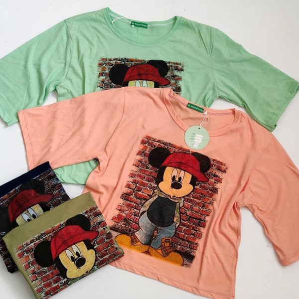 تیشرت کراپ میکی موس - مانتو پاتریس رشت