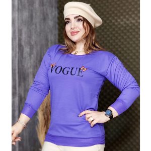 بلوز آستین بلند چاپی - مانتو پاتریس رشت