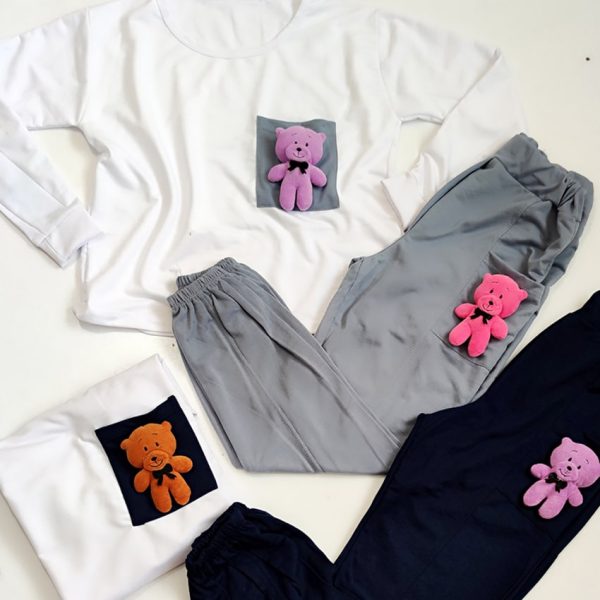 ست بلوز شلوار جیب عروسکی