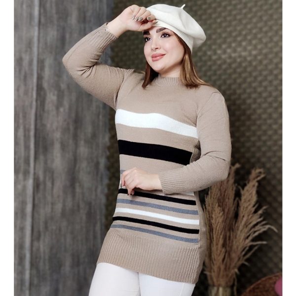 تونیک حوله ای راه راه - مانتو پاتریس رشت