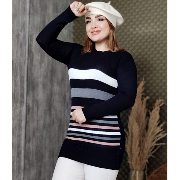 تونیک حوله ای راه راه - مانتو پاتریس رشت