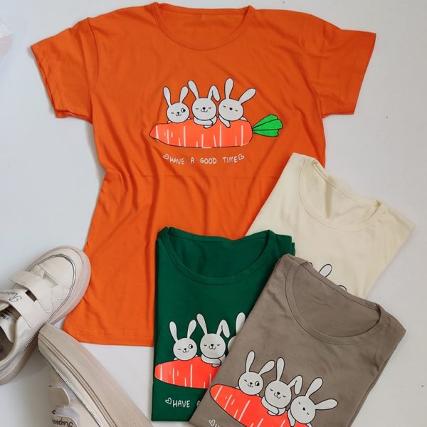 32100131-5-min تیشرت نخ پنبه 3 خرگوش - مانتو پاتریس رشت