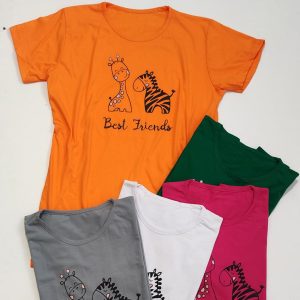 تیشرت نخ پنبه زرافه - مانتو پاتریس رشت