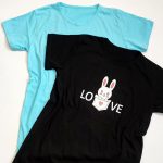 تیشرت نخ پنبه جیب خرگوش