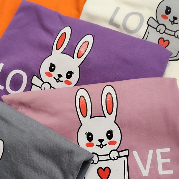 تیشرت نخ پنبه جیب خرگوش