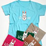 تیشرت نخ پنبه جیب خرگوش