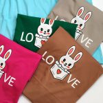 تیشرت نخ پنبه جیب خرگوش