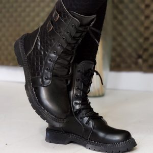 بوت دو سگک مشکی - مانتو پاتریس رشت
