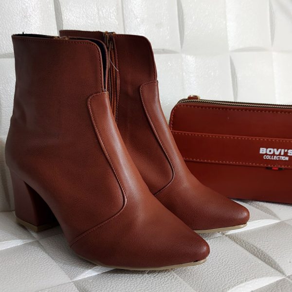 نیم بوت پاشنه دار - مانتو پاتریس رشت