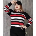 هودی بافت راه راه - مانتو پاتریس رشت