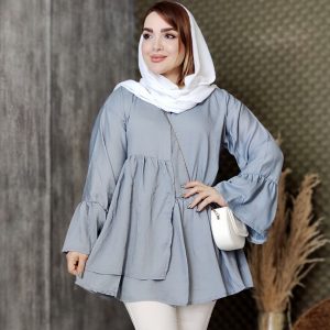 شومیز کرسپو چیندار - مانتو پاتریس رشت