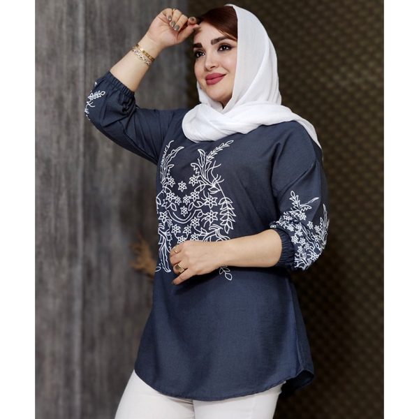 شومیز طرحدار 35400116 - Image 3