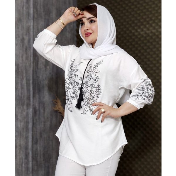 شومیز طرحدار 35400116 - Image 2