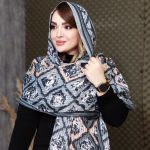 شال لوزی بهاره منگوله دار - مانتو پاتریس رشت