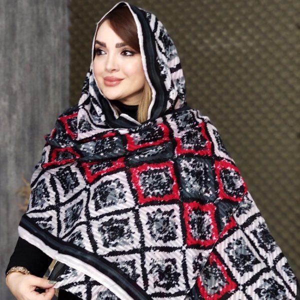 شال لوزی بهاره منگوله دار - مانتو پاتریس رشت