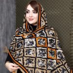 شال لوزی بهاره منگوله دار - مانتو پاتریس رشت