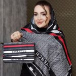 ست شال و کیف دسته دار - مانتو پاتریس رشت