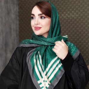 روسری ژاکارد دور دوخت - مانتو پاتریس رشت