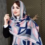 شال نیم دایره رنگی - مانتو پاتریس رشت