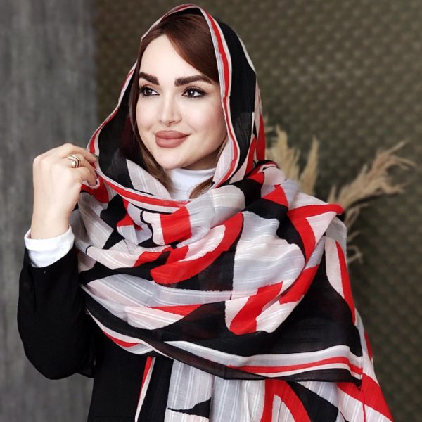 شال نیم دایره رنگی - مانتو پاتریس رشت