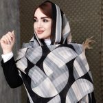 شال نیم دایره رنگی - مانتو پاتریس رشت