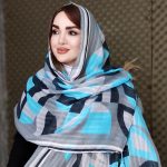 شال نیم دایره رنگی - مانتو پاتریس رشت