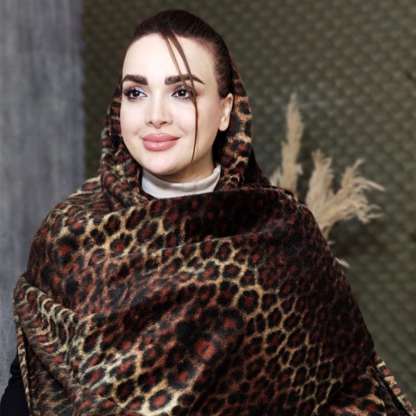 شال موهر پلنگی - مانتو پاتریس رشت