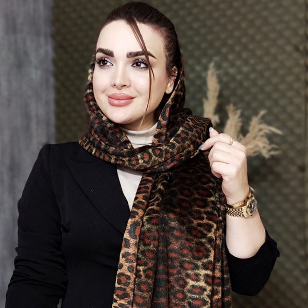 شال موهر پلنگی - مانتو پاتریس رشت