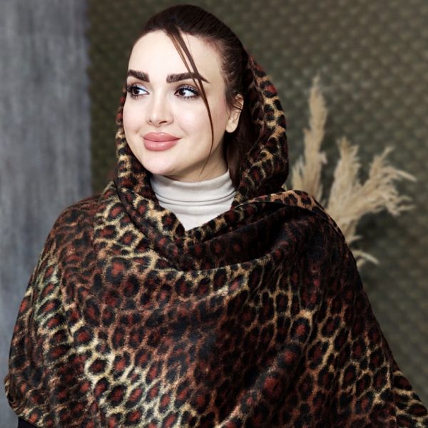 شال موهر پلنگی - مانتو پاتریس رشت