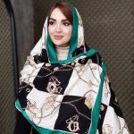 شال چهارخونه زنجیری - مانتو پاتریس رشت