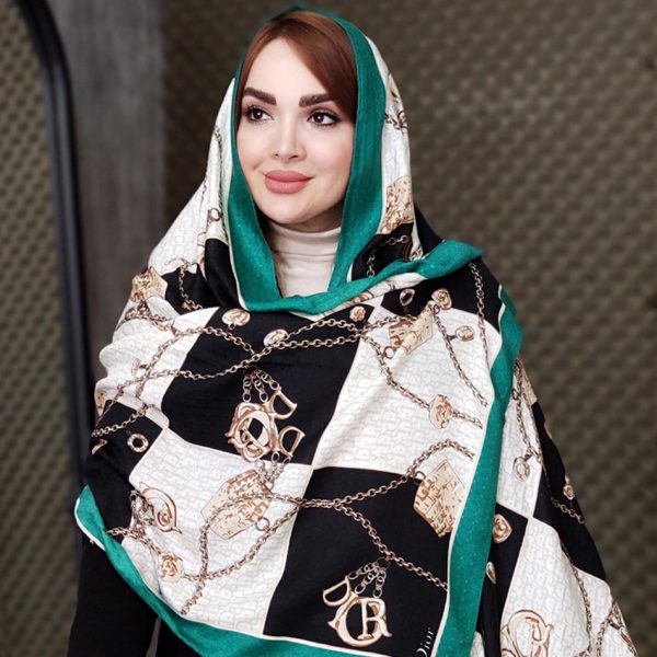 35700299-04-min شال چهارخونه زنجیری - مانتو پاتریس رشت