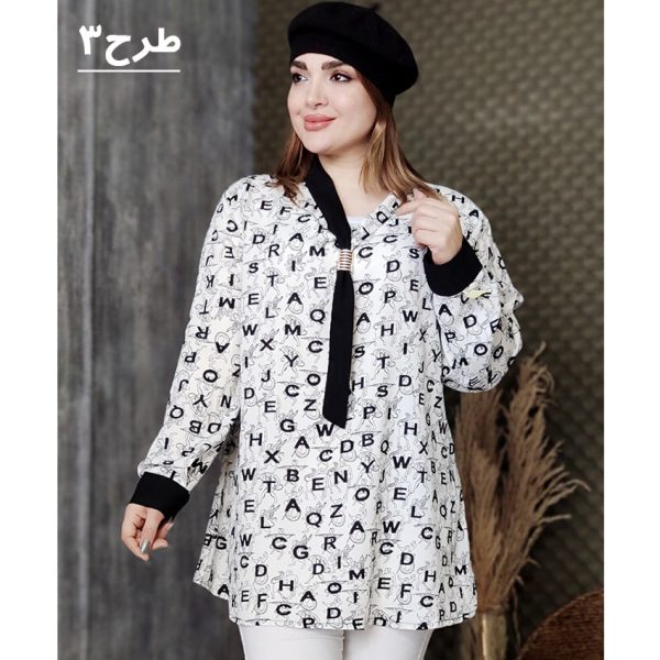 شومیز یقه کراواتی - مانتو پاتریس رشت