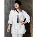 شومیز یقه کراواتی - مانتو پاتریس رشت