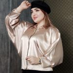 شومیز خفاشی ساتن - مانتو پاتریس رشت