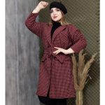 کت بلند کمربندی - مانتو پاتریس رشت