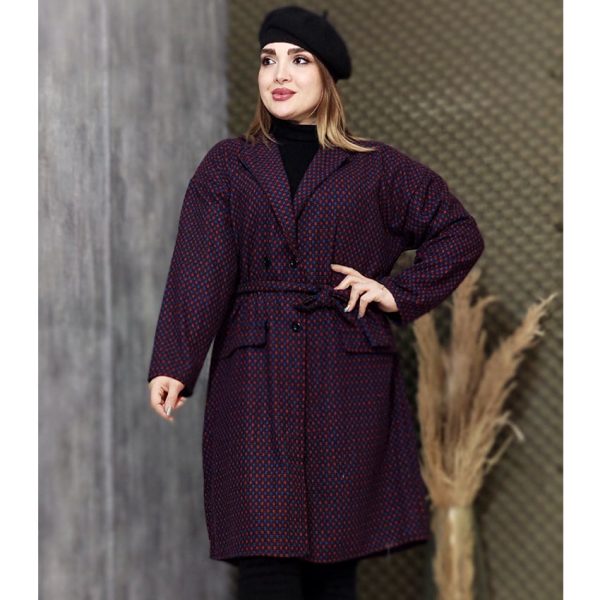 کت بلند کمربندی - مانتو پاتریس رشت