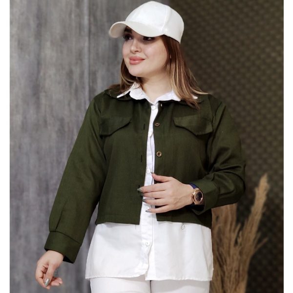 کت کراپ کتان - مانتو پاتریس رشت